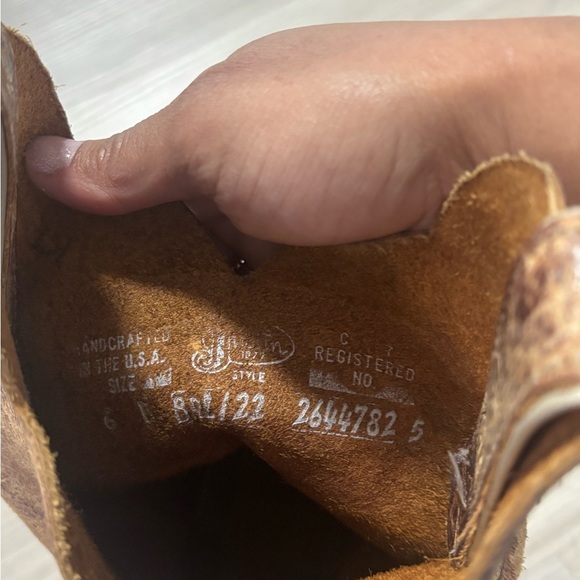 Justin Women's Bent Rail Wildwood Distressed Boot (Tan-BRL122) org $227‎ - Picture 11 of 13